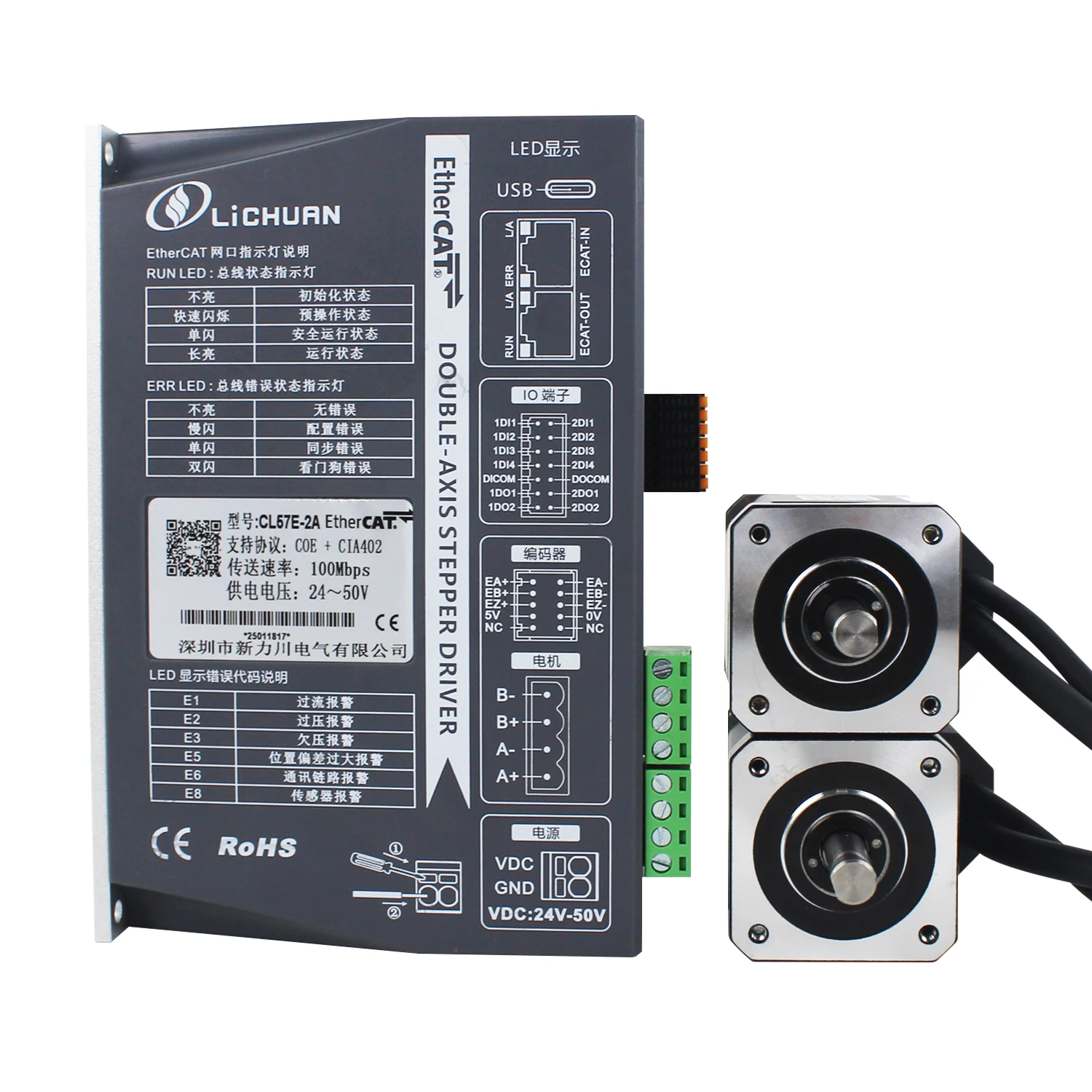 2026 Lichuan DC24V~50V 1.2A 10 - Closed Loop Stepper Motor Nema 17 recensie en prijs