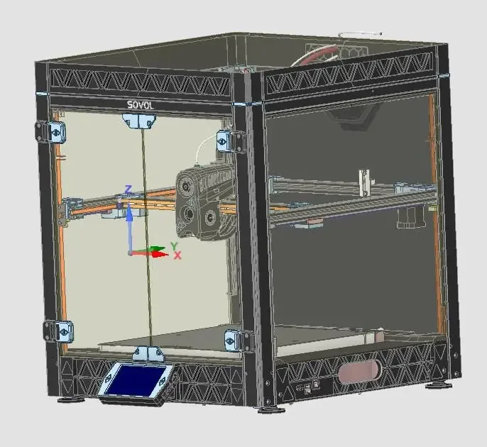 Sovol SV08 Volledige PC-behuiz - Corexy 3D Printer Kit recensie en prijs